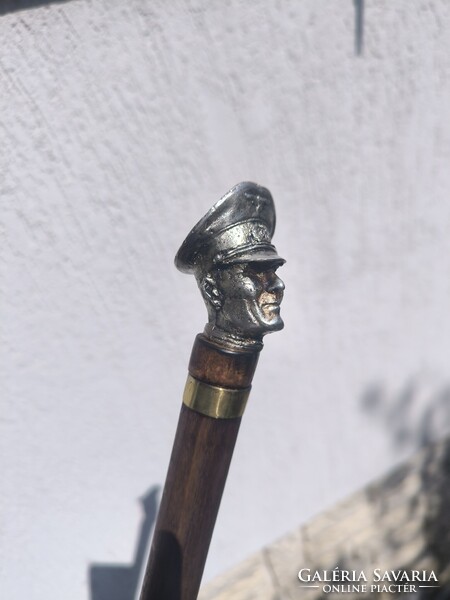 Sétapálca sétabot tőrös bot kard bajonett Szobor Rommel Német tàbornok...2. vilàghàború ..