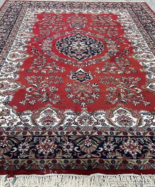 3982 SZUPER OLCSÓ Hindu Tabríz Kézi Gyapjú Perzsa Szőnyeg 250X350CM Ingyen Futár