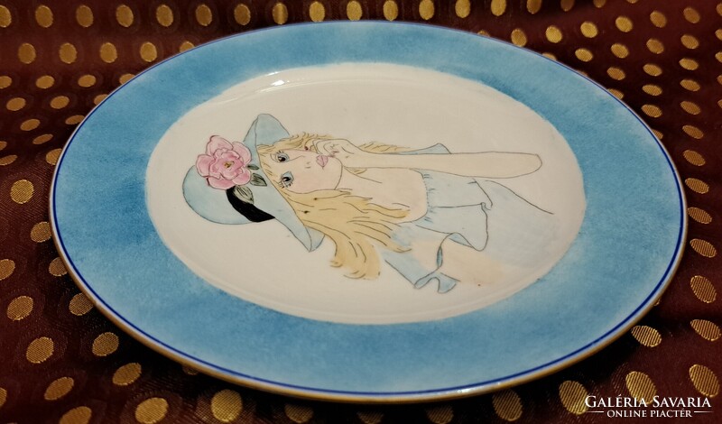 Royal Wedgwood angol portrés porcelán tányér, dísztányér 1 (5586)