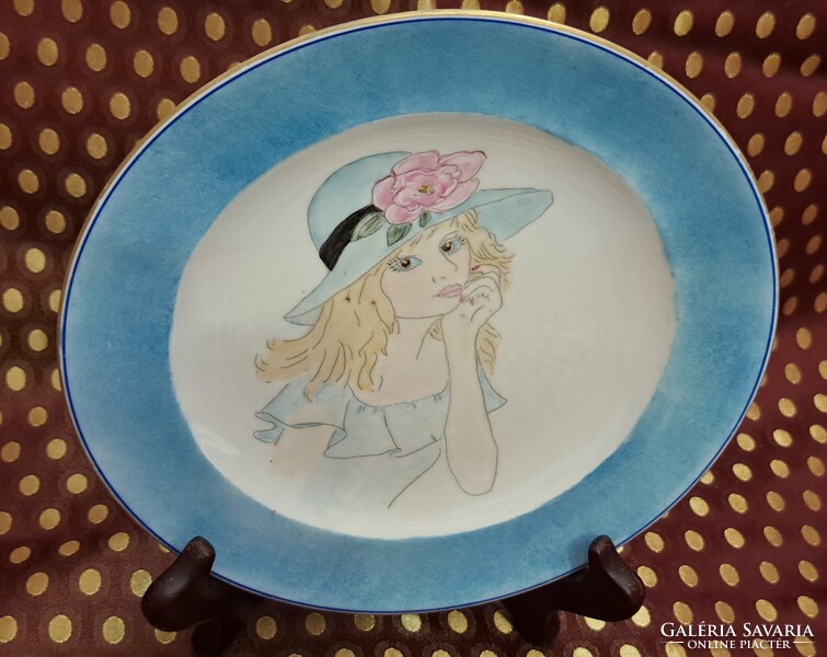 Royal Wedgwood angol portrés porcelán tányér, dísztányér 1 (5586)