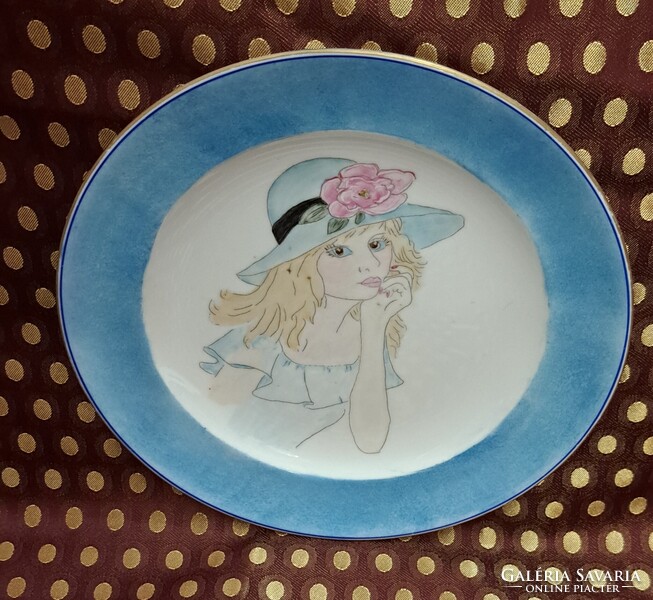 Royal Wedgwood angol portrés porcelán tányér, dísztányér 1 (5586)