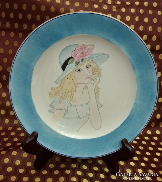 Royal Wedgwood angol portrés porcelán tányér, dísztányér 1 (5586)