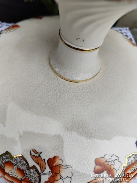 Copeland Spode Bertha patinás,talpas kínáló tál