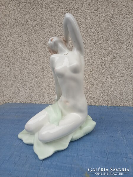 Káldor Aurél aquincum női akt porcelán szobor. Alkudhat