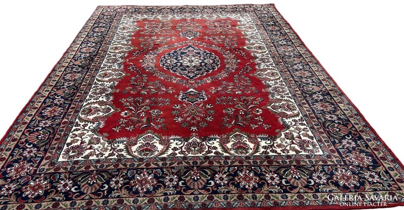 3982 SZUPER OLCSÓ Hindu Tabríz Kézi Gyapjú Perzsa Szőnyeg 250X350CM Ingyen Futár