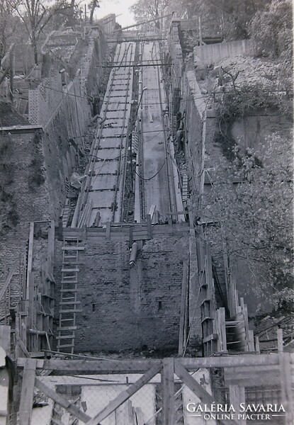 Régi fotónegatívok Budapest utcaképel Belváros Budavári Sikló Ruszvurm Gerbaud 1980-as évek közepe