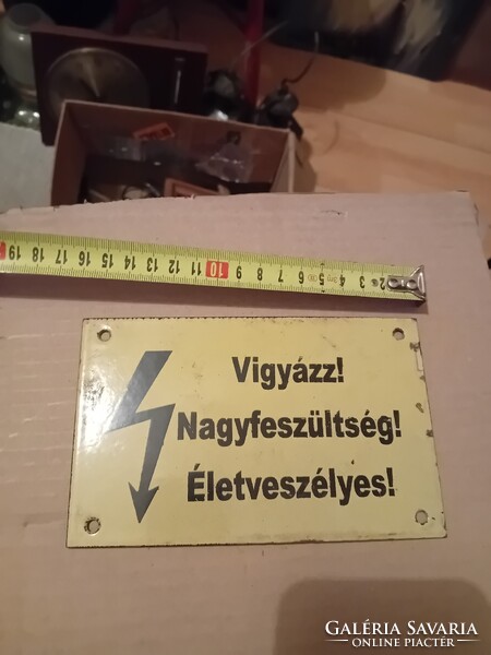 Vintage zománctábla