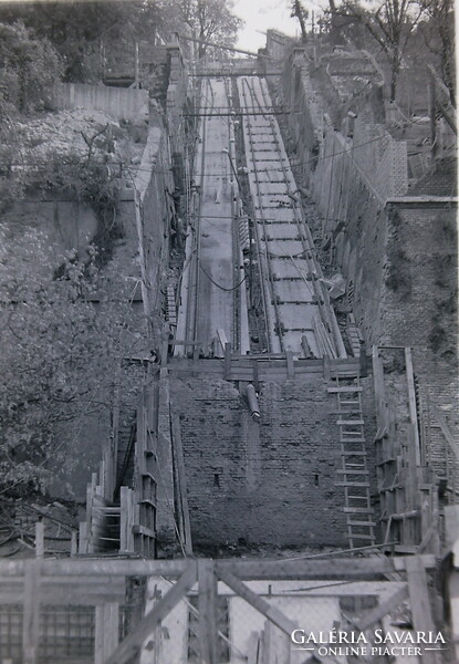 Régi fotónegatívok Budapest utcaképel Belváros Budavári Sikló Ruszvurm Gerbaud 1980-as évek közepe