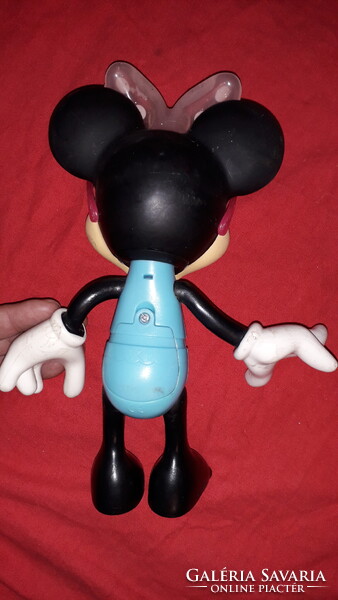 Retro interaktív DISNEY MINNIE egér elemes játék figura nem tesztelt 28 cm a képek szerint