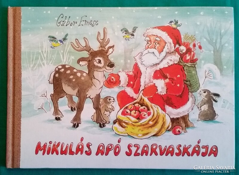 Gábor Emese: Mikulás apó szarvaskája > Gyermek- és ifjúsági irodalom > leporelló