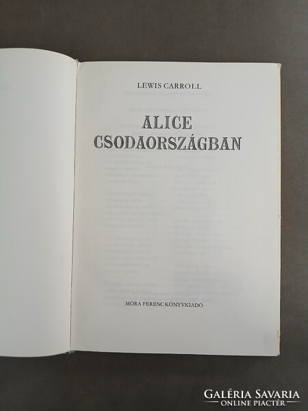 Lewis Carroll - Alice Csodaországban - Móra, 1974
