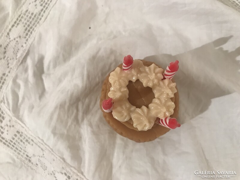 DEKORÁCIÓ - TORTA - MARCIPÁN - 7 x 5 cm - OSZTRÁK - HIBÁTLAN