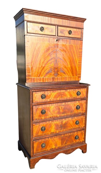Biedermeier stílusú  írószekreter, íróasztal B163