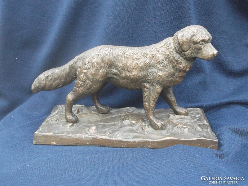 Bronz kutya szobor. 3,5 kg.