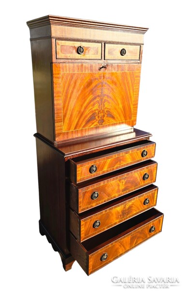 Biedermeier stílusú  írószekreter, íróasztal B163