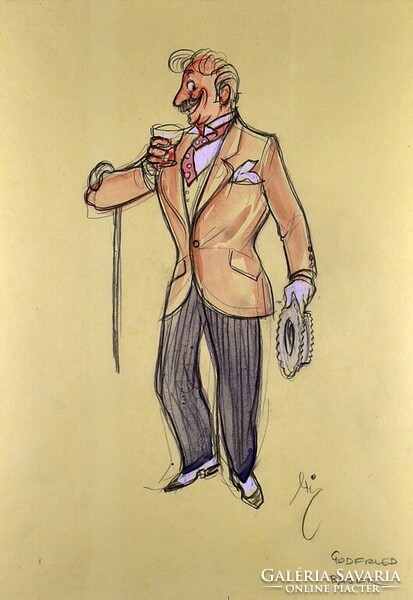 Vogel Eric (1907 – 1996): GODFRIED BAJOR (Bajor Imre?)