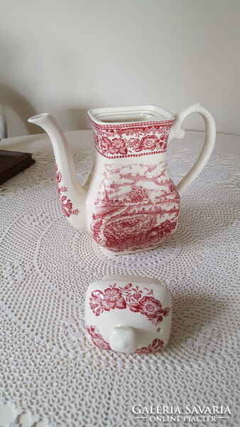 Ironstone,angol fajansz teáskanna,kancsó