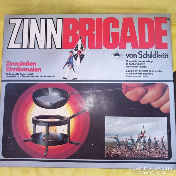 " ZINNBRIGADE ". von  Schildkröt. Ólomkatona öntőforma készlet, szett. Eredeti dobozában.