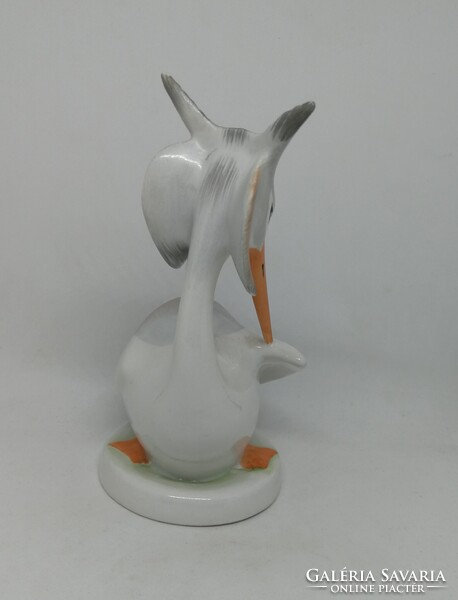 Aquincum porcelán art deco madár!