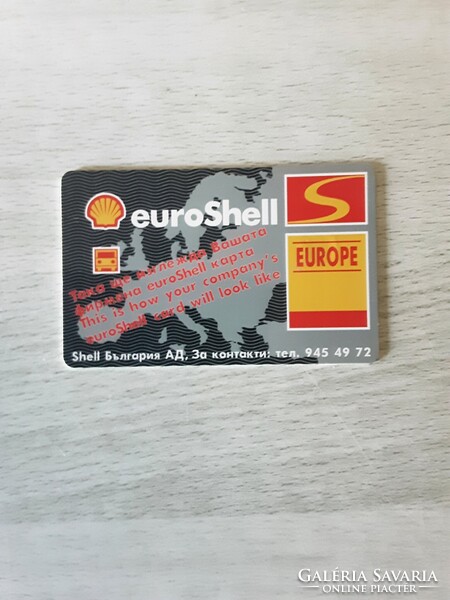 2001 - es Bolgár telefonkártya, Schell, gyűjtőknek.