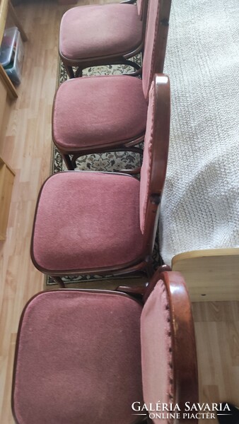 Kárpitos kávéházi Thonet szék 4 db