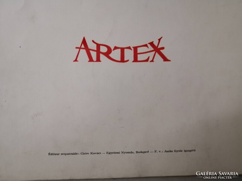 ARTEX ARGENTERIE - RÉGI ARTEX EZÜSTÁRU EXPORT KATALÓGUS
