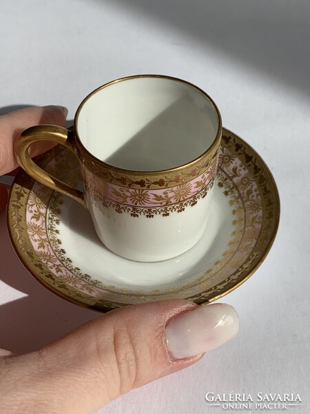 Antik mini porcelán csésze