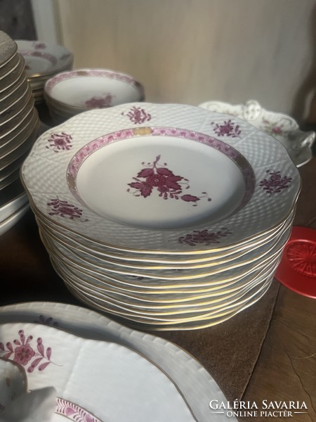Apponyi mintás Herendi étkészlet
