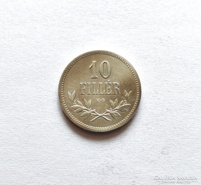 10 Fillér 1915 KB.