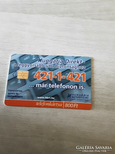 2001 - es  telefonkártya, Hungária Direkt Biztosító Rt. gyűjtőknek.