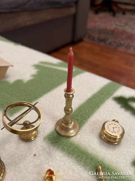 Gyűjteményes réz miniatűrök, hibátlan állapotban!