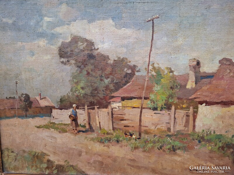 Csallóközi Farkas Lőrinc (1898-1966) Utcarészlet