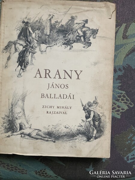 Arany János balladái cimu konyv Zichy Mihály rajzaival