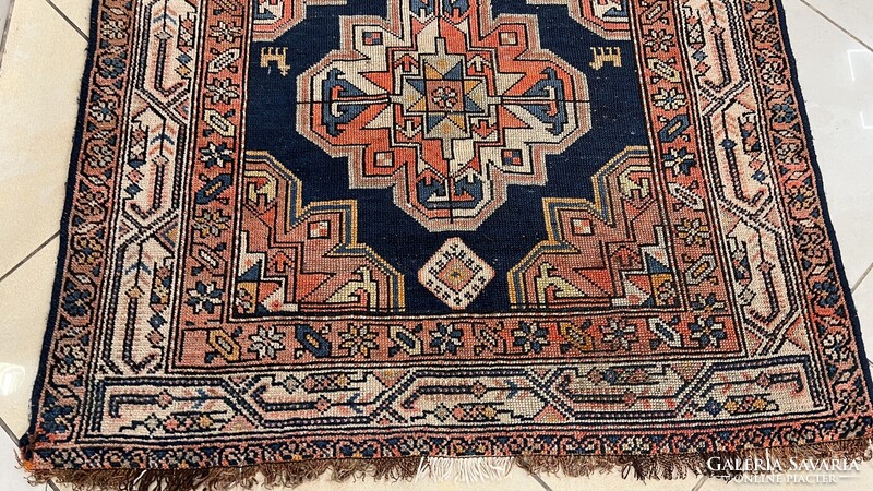 3827 ANTIK NOMÁD KAUKÁZUSI KÉZI GYAPJÚ PERZSA SZŐNYEG 103X150CM INGYEN FUTÁR