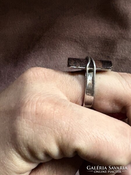 Csodálatos ezüst antik gyűrű 18mm belső átmérő