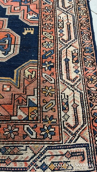 3827 ANTIK NOMÁD KAUKÁZUSI KÉZI GYAPJÚ PERZSA SZŐNYEG 103X150CM INGYEN FUTÁR