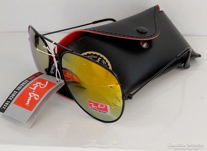 RAY BAN AVIATOR NAPSZEMÜVEG TOKKAL, KENDŐVEL,ÚJ!