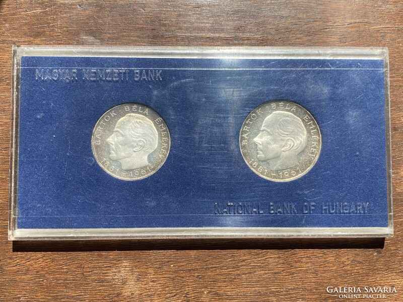 Bartók Béla Ezüst 25-50 Forint 1961 PP