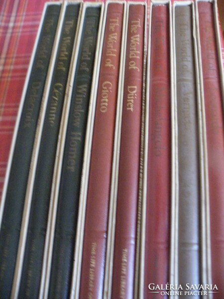 The world of:Cézanne;Michelangelo;Giotto;Winslow;Dürer;Leonardo;Vermeer;-Time life library of art