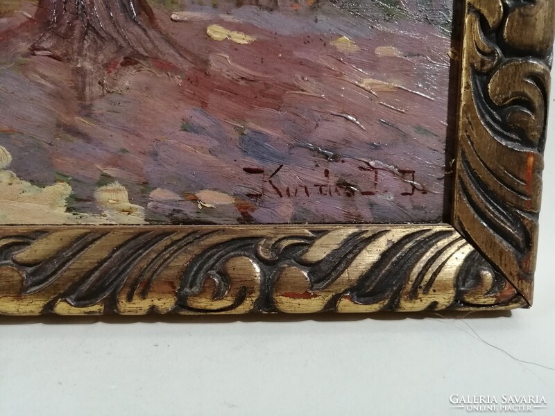 KOVÁCS JENŐ JÓZSEF /1884-1961/ - UDVARLÁS A KERITÉSNÉL