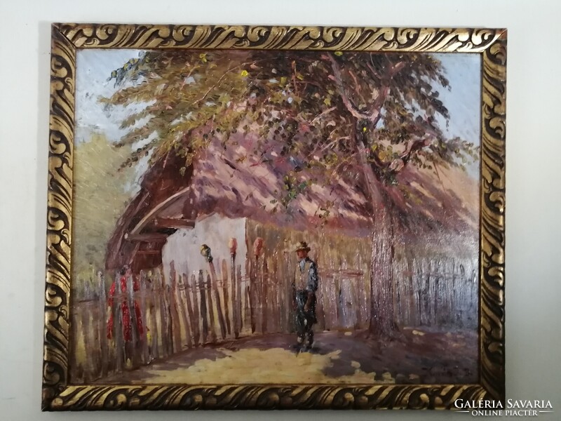 KOVÁCS JENŐ JÓZSEF /1884-1961/ - UDVARLÁS A KERITÉSNÉL