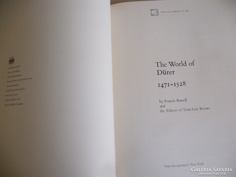 The world of:Cézanne;Michelangelo;Giotto;Winslow;Dürer;Leonardo;Vermeer;-Time life library of art