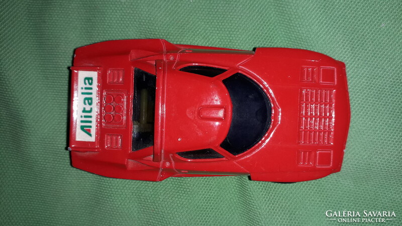 Régi olasz fém LANCIA ALITALIA Stratos Rally Monte Carlo modell 1:45 autó GYŰJTŐI képek szerint