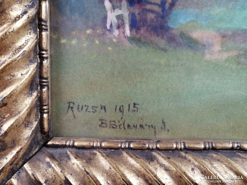 BURCHARD BÉLAVÁRY ISTVÁN /1864-1933/ - VADÁSZAT RUZSÁN - RUZSA 1915