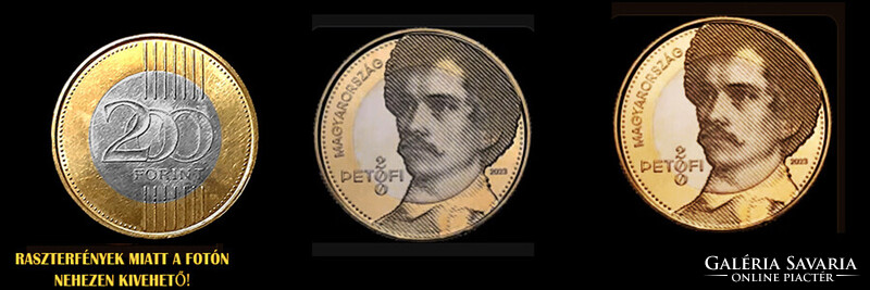 200 FORINT - PETŐFI SÁNDOR 200 ÉVVEL EZELŐTT SZÜLETETT 2023 BP (kapszulában)
