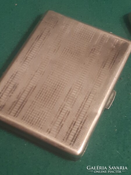 2 db alpakka régi cigarettatárca