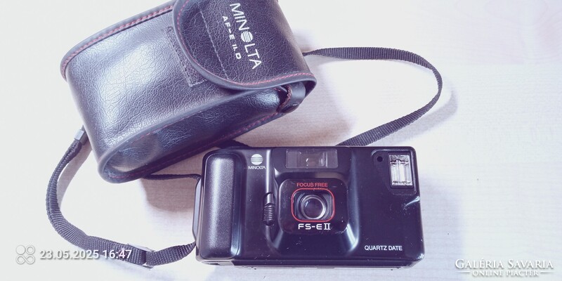 Minolta FS-E II (Quartz Date) – automata 35mm filmes fényképezőgép