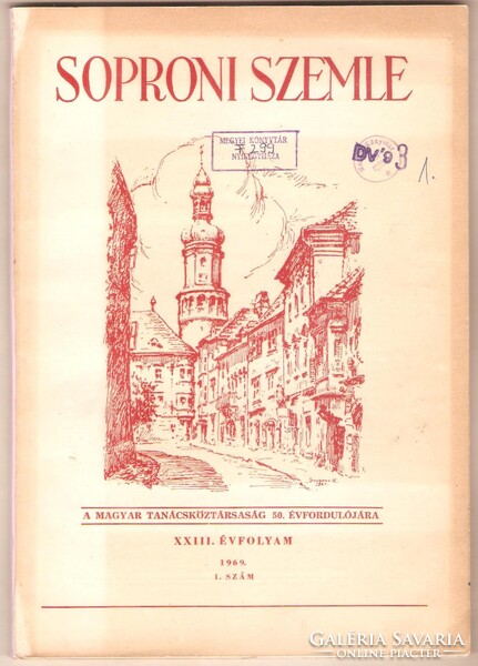 Csatkai Endre: Soproni Szemle 1969. 1-3. szám