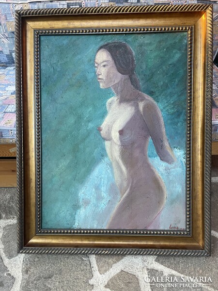 1FT-ról!! Akt hölgy..80x60cm plusz kerete..!