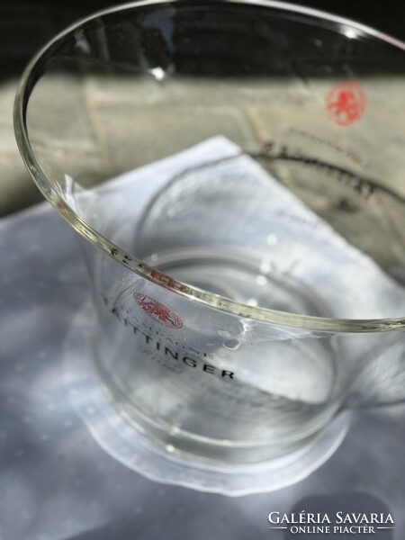 Taittinger Champagne 4 palackos átlátszó plasztik pezsgőhűtő